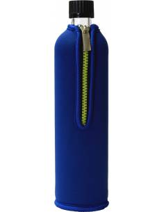 Botella Vidrio Neopreno azul de "Dora´s" ( 500 ml)