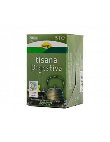 Tisana Digestiva Sin Cafeína Ecológica de "GranoVita" (20 tabletas730 gr)